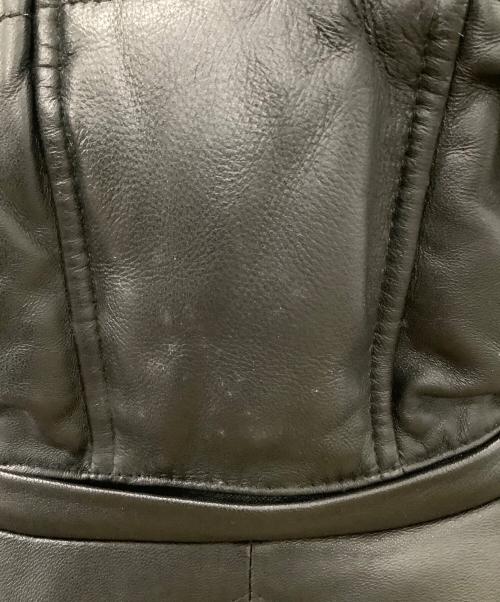 JACKROSE（ジャックローズ）JACKROSE (ジャックローズ) ラムレザージャケット ブラック サイズ:4の古着・服飾アイテム