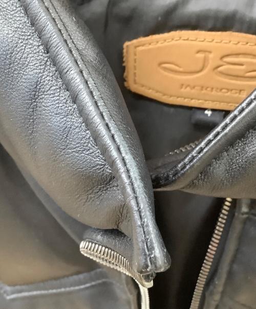 JACKROSE（ジャックローズ）JACKROSE (ジャックローズ) ラムレザージャケット ブラック サイズ:4の古着・服飾アイテム