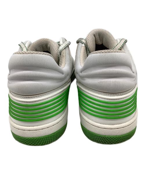 GUCCI（グッチ）GUCCI (グッチ) BASKET ホワイト×黄緑 サイズ:7の古着・服飾アイテム