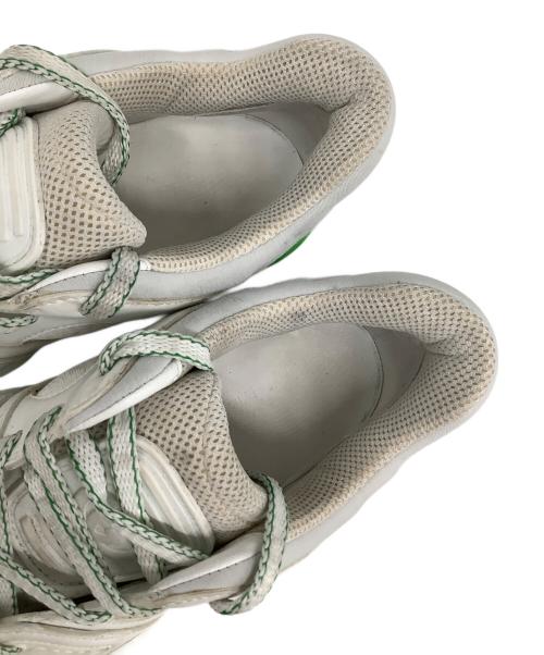 GUCCI（グッチ）GUCCI (グッチ) BASKET ホワイト×黄緑 サイズ:7の古着・服飾アイテム