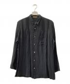 Y's for menワイズフォーメン）の古着「長袖シャツ」｜ブラック