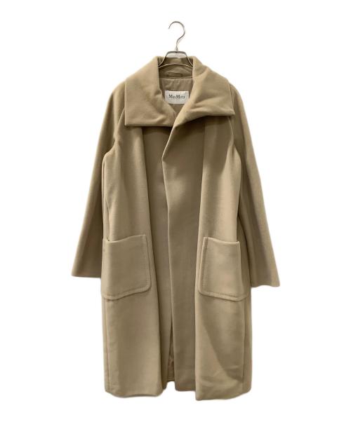 MaxMara（マックスマーラ）MaxMara (マックスマーラ) ウールコート ベージュ サイズ:42の古着・服飾アイテム