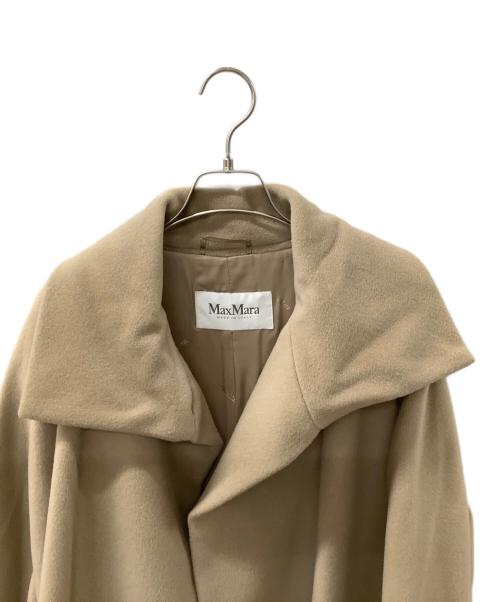 MaxMara（マックスマーラ）MaxMara (マックスマーラ) ウールコート ベージュ サイズ:42の古着・服飾アイテム