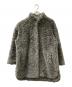 THREE DOTS（スリードッツ）の古着「Upcycled eco fur middle coat」｜グレー