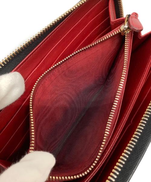 PRADA（プラダ）PRADA (プラダ) 長財布 ブラックの古着・服飾アイテム