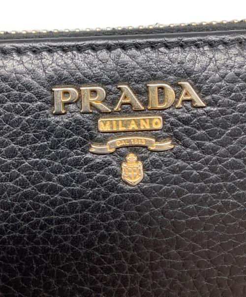 PRADA（プラダ）PRADA (プラダ) 長財布 ブラックの古着・服飾アイテム