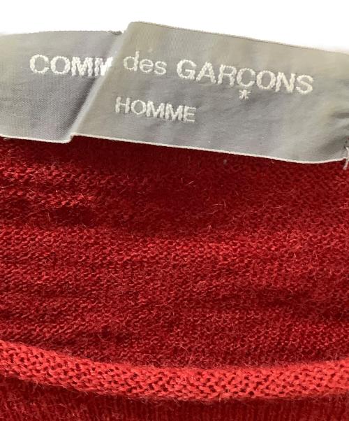 COMME des GARCONS HOMME（コムデギャルソン オム）COMME des GARCONS HOMME (コムデギャルソン オム) 薄手ニット レッド サイズ:-の古着・服飾アイテム