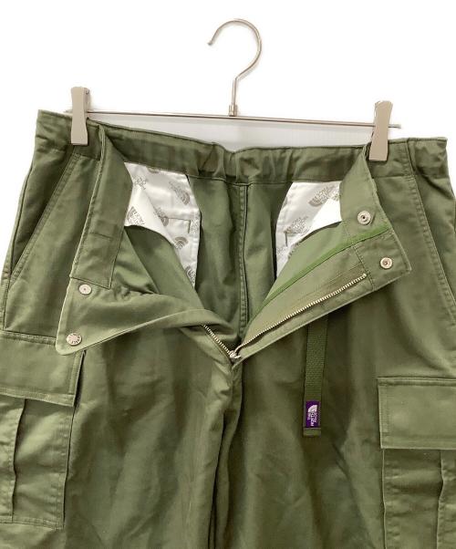 THE NORTHFACE PURPLELABEL（ザ・ノースフェイス パープルレーベル）THE NORTHFACE PURPLELABEL (ザ・ノースフェイス パープルレーベル) Stretch Twill Cargo Pants カーキ サイズ:36の古着・服飾アイテム