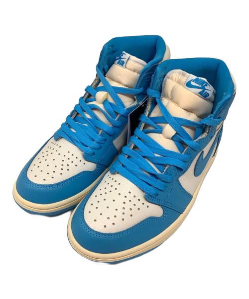 NIKE（ナイキ）NIKE (ナイキ) Air Jordan 1 Retro High OG（エアジョーダン1レトロハイ） ホワイト×ブルー サイズ:US8 未使用品の古着・服飾アイテム