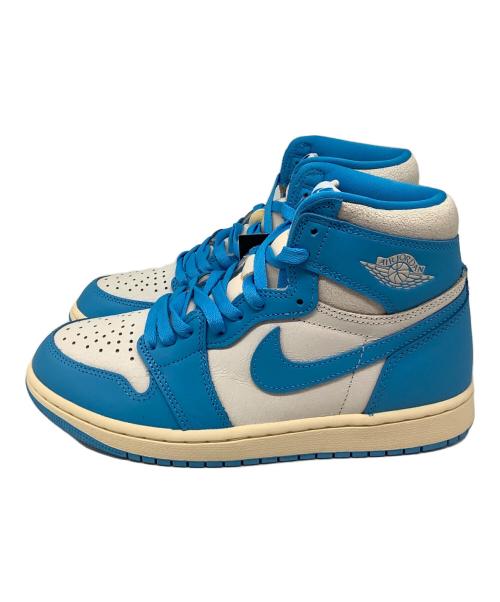 NIKE（ナイキ）NIKE (ナイキ) Air Jordan 1 Retro High OG（エアジョーダン1レトロハイ） ホワイト×ブルー サイズ:US8 未使用品の古着・服飾アイテム
