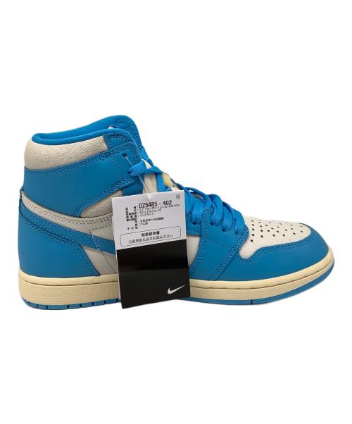 NIKE（ナイキ）NIKE (ナイキ) Air Jordan 1 Retro High OG（エアジョーダン1レトロハイ） ホワイト×ブルー サイズ:US8 未使用品の古着・服飾アイテム