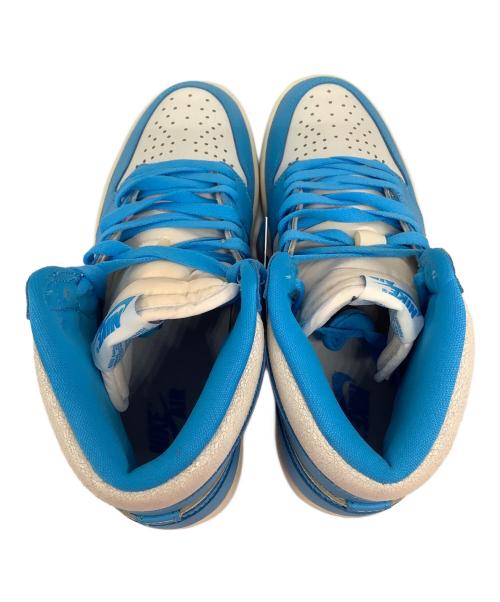 NIKE（ナイキ）NIKE (ナイキ) Air Jordan 1 Retro High OG（エアジョーダン1レトロハイ） ホワイト×ブルー サイズ:US8 未使用品の古着・服飾アイテム