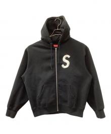 SUPREME（シュプリーム）の古着「Sロゴジップパーカー」｜ブラック