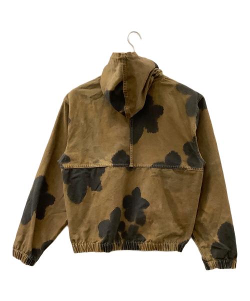 stussy（ステューシー）stussy (ステューシー) FLORAL DYE WORK JACKET ブラウン サイズ:Lの古着・服飾アイテム