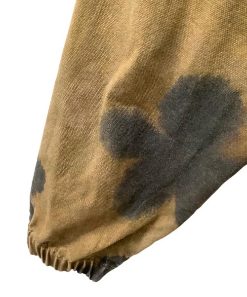 stussy（ステューシー）stussy (ステューシー) FLORAL DYE WORK JACKET ブラウン サイズ:Lの古着・服飾アイテム