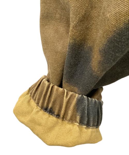 stussy（ステューシー）stussy (ステューシー) FLORAL DYE WORK JACKET ブラウン サイズ:Lの古着・服飾アイテム