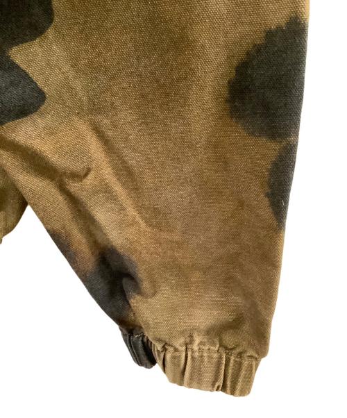 stussy（ステューシー）stussy (ステューシー) FLORAL DYE WORK JACKET ブラウン サイズ:Lの古着・服飾アイテム