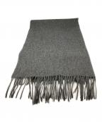 JOHNSTONS OF ELGINジョンストンズオブエルガン）の古着「カシミヤ大判ストール」｜グレー