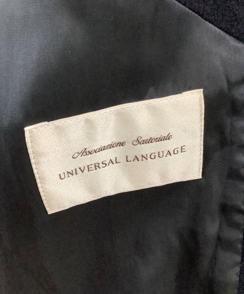 UNIVERSAL LANGUAGE（ユニバーサルランゲージ）UNIVERSAL LANGUAGE (ユニバーサルランゲージ) コート ブラック サイズ:Lの古着・服飾アイテム