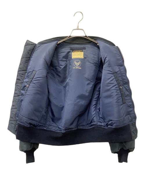 US.AIR FORCE（ユーエスエアフォース）US.AIR FORCE (ユーエスエアフォース) フライングジャケット ネイビー サイズ:38の古着・服飾アイテム