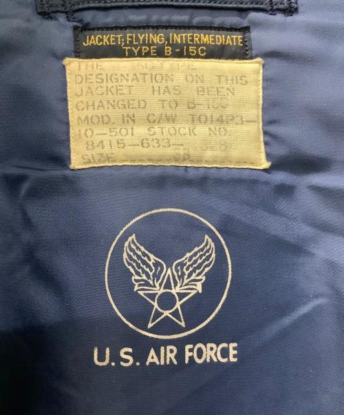 US.AIR FORCE（ユーエスエアフォース）US.AIR FORCE (ユーエスエアフォース) フライングジャケット ネイビー サイズ:38の古着・服飾アイテム