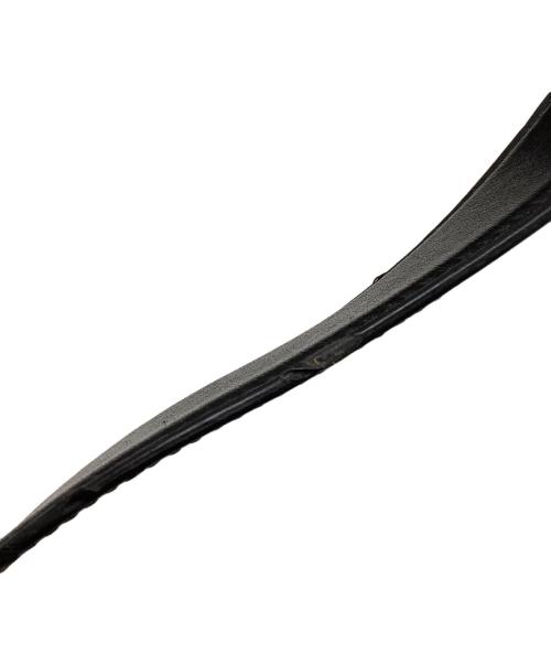 RALPH LAUREN（ラルフローレン）RALPH LAUREN (ラルフローレン) レザーショルダーバッグ ブラックの古着・服飾アイテム