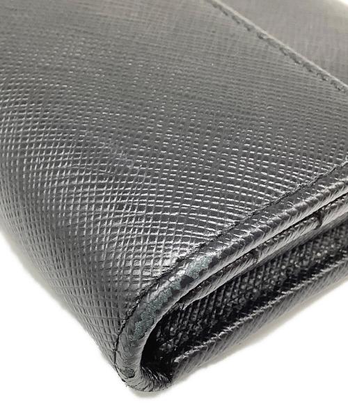 PRADA（プラダ）PRADA (プラダ) サフィアーノ 長財布 ブラックの古着・服飾アイテム