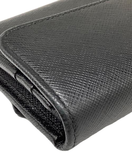 PRADA（プラダ）PRADA (プラダ) サフィアーノ 長財布 ブラックの古着・服飾アイテム