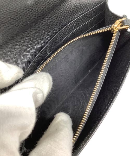 PRADA（プラダ）PRADA (プラダ) サフィアーノ 長財布 ブラックの古着・服飾アイテム