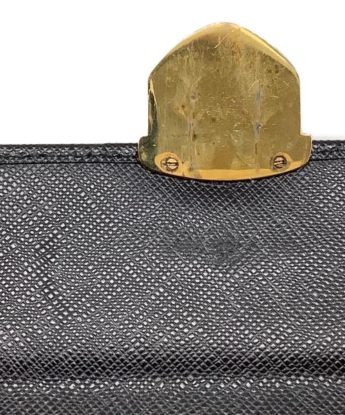 PRADA（プラダ）PRADA (プラダ) サフィアーノ 長財布 ブラックの古着・服飾アイテム