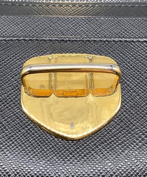 PRADA（プラダ）PRADA (プラダ) サフィアーノ 長財布 ブラックの古着・服飾アイテム