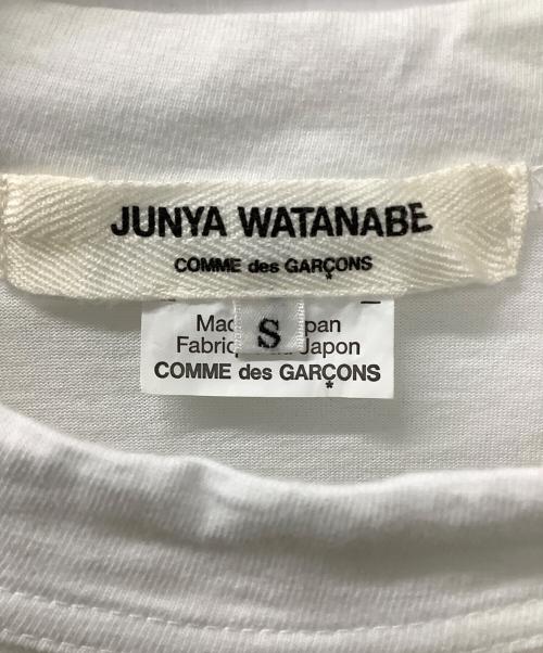 JUNYA WATANABE COMME des GARCONS（(ジュンヤワタナベ コムデギャルソン）JUNYA WATANABE COMME des GARCONS ((ジュンヤワタナベ コムデギャルソン) 半袖Tシャツ ホワイト サイズ:Sの古着・服飾アイテム
