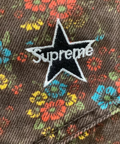 SUPREME（シュプリーム）SUPREME (シュプリーム) Flowers デニムパンツ ブラウン サイズ:30の古着・服飾アイテム