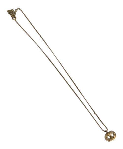 Christian Dior（クリスチャン ディオール）Christian Dior (クリスチャン ディオール) CDロゴネックレス ゴールドの古着・服飾アイテム