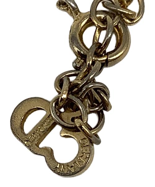 Christian Dior（クリスチャン ディオール）Christian Dior (クリスチャン ディオール) CDロゴネックレス ゴールドの古着・服飾アイテム