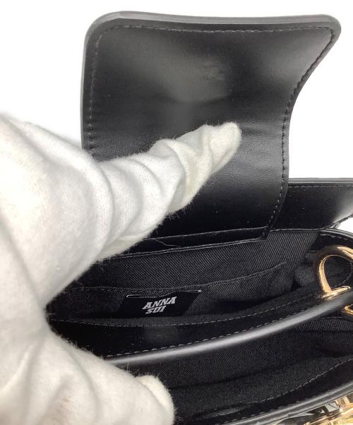 ANNA SUI（アナスイ）ANNA SUI (アナスイ) Lily Brown (リリーブラウン) 2WAYショルダーバッグ ブラックの古着・服飾アイテム