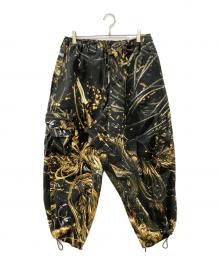 TIGHTBOOTH PRODUCTION（タイトブースプロダクション）の古着「3 LAYER BALLOON PANTS」｜ブラック×イエロー