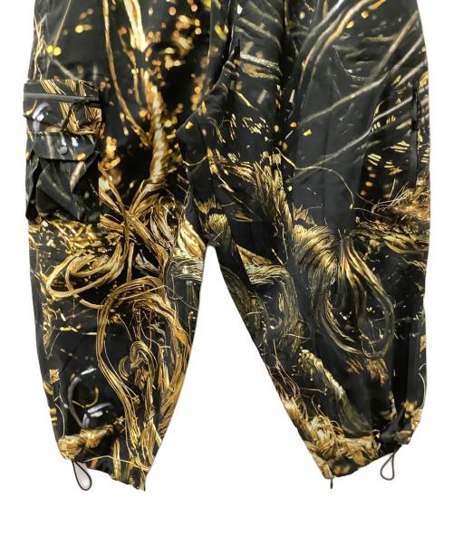 TIGHTBOOTH PRODUCTION（タイトブースプロダクション）TIGHTBOOTH PRODUCTION (タイトブースプロダクション) 3 LAYER BALLOON PANTS ブラック×イエロー サイズ:Lの古着・服飾アイテム