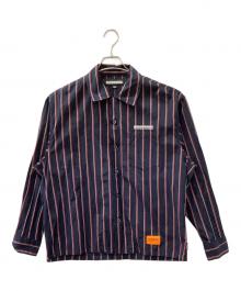 NEIGHBORHOOD（ネイバーフッド）の古着「STRIPE WORK SHIRT LS」｜ネイビー