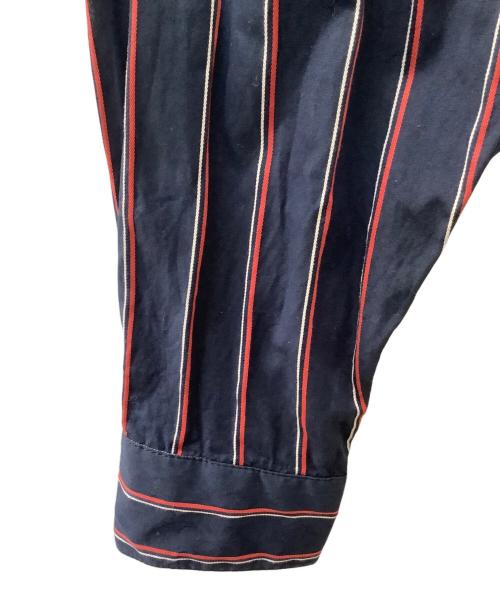 NEIGHBORHOOD（ネイバーフッド）NEIGHBORHOOD (ネイバーフッド) STRIPE WORK SHIRT LS ネイビー サイズ:Sの古着・服飾アイテム