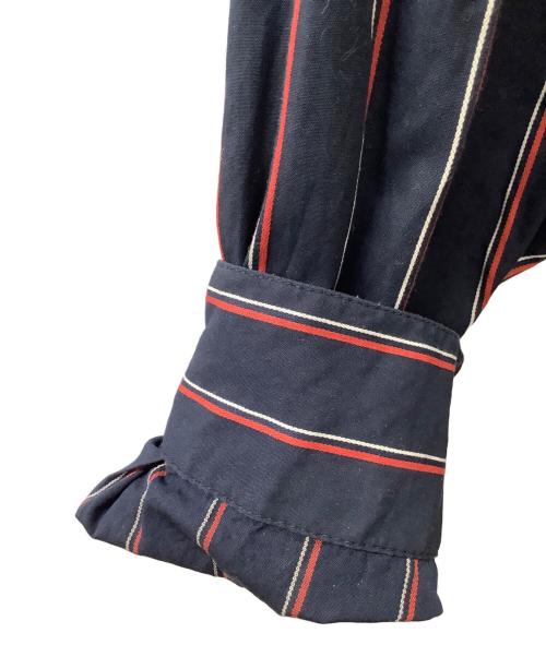 NEIGHBORHOOD（ネイバーフッド）NEIGHBORHOOD (ネイバーフッド) STRIPE WORK SHIRT LS ネイビー サイズ:Sの古着・服飾アイテム