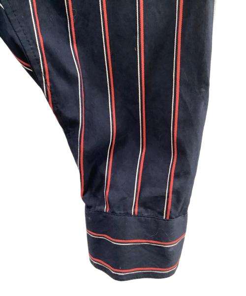 NEIGHBORHOOD（ネイバーフッド）NEIGHBORHOOD (ネイバーフッド) STRIPE WORK SHIRT LS ネイビー サイズ:Sの古着・服飾アイテム