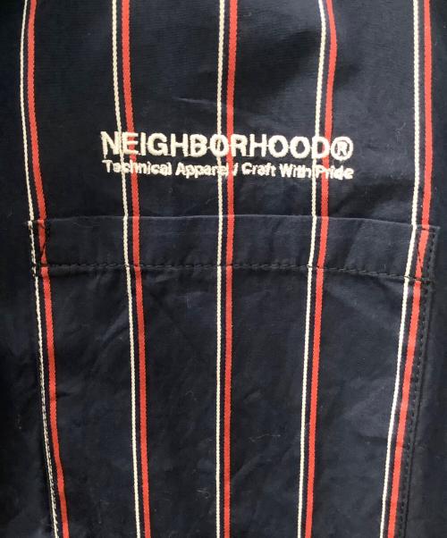 NEIGHBORHOOD（ネイバーフッド）NEIGHBORHOOD (ネイバーフッド) STRIPE WORK SHIRT LS ネイビー サイズ:Sの古着・服飾アイテム