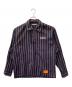 NEIGHBORHOOD（ネイバーフッド）の古着「STRIPE WORK SHIRT LS」｜ネイビー