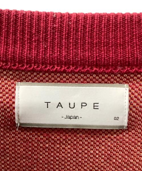 taupe（トープ）taupe (トープ) 厚手ニット レッド サイズ:2の古着・服飾アイテム