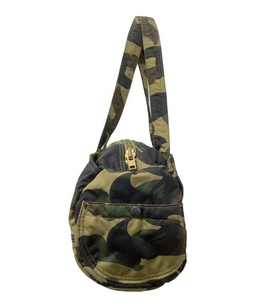 PORTER（ポーター）PORTER (ポーター) A BATHING APE (ア ベイシング エイプ) ミニボストンバッグ カーキの古着・服飾アイテム