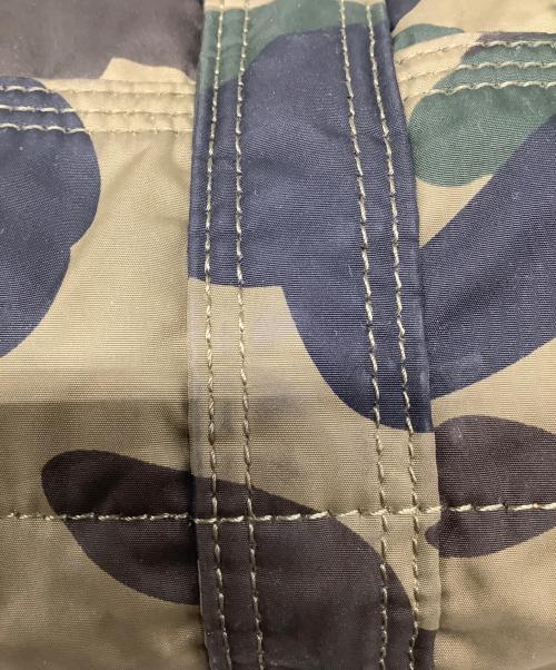 PORTER（ポーター）PORTER (ポーター) A BATHING APE (ア ベイシング エイプ) ミニボストンバッグ カーキの古着・服飾アイテム