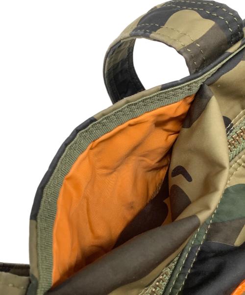 PORTER（ポーター）PORTER (ポーター) A BATHING APE (ア ベイシング エイプ) ミニボストンバッグ カーキの古着・服飾アイテム