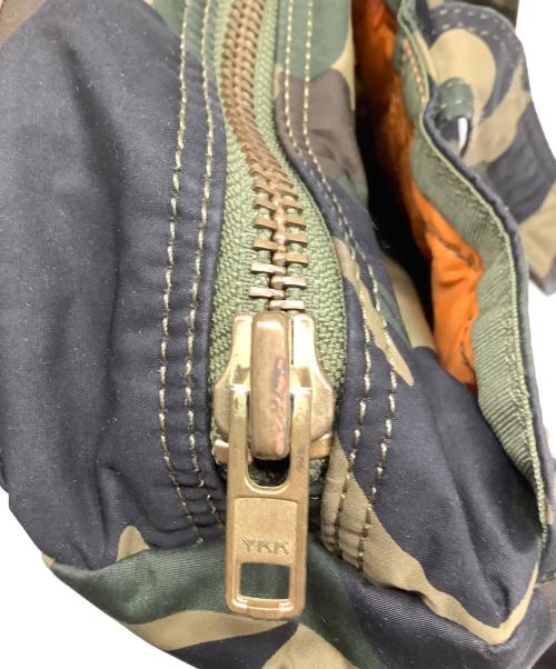 PORTER（ポーター）PORTER (ポーター) A BATHING APE (ア ベイシング エイプ) ミニボストンバッグ カーキの古着・服飾アイテム