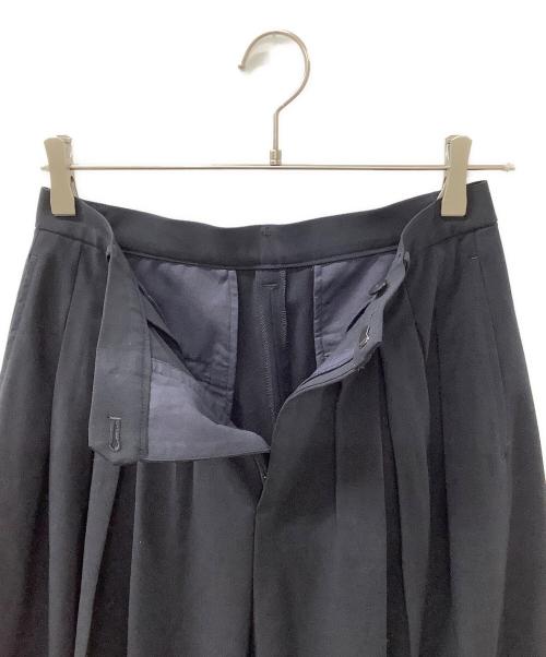 Curensology（カレンソロジー）Curensology (カレンソロジー) タックパンツ ネイビー サイズ:38の古着・服飾アイテム